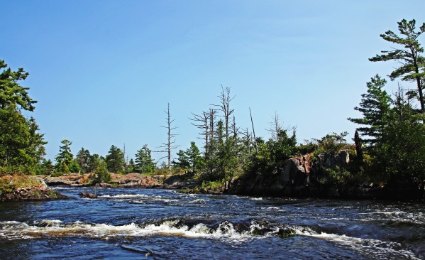 Rapids Lower French River III by Deb Oppermann